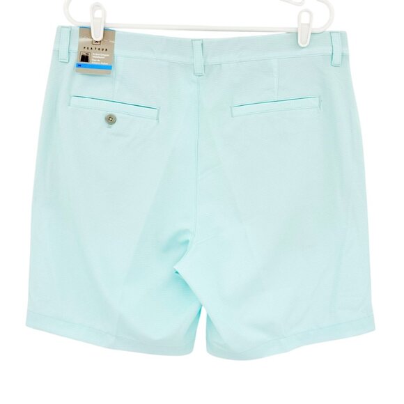 PGA Tour Men Active Gripper Waistband UPF 50 Stretch Light Blue Shorts Sz 36 NWT - Picture 2 of 11